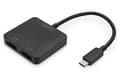 Miniatyrbillede 1 af 11: DIGITUS MST Hub - videosplitter - USB-C - 2 x DisplayPort - desktop (DS-45339)