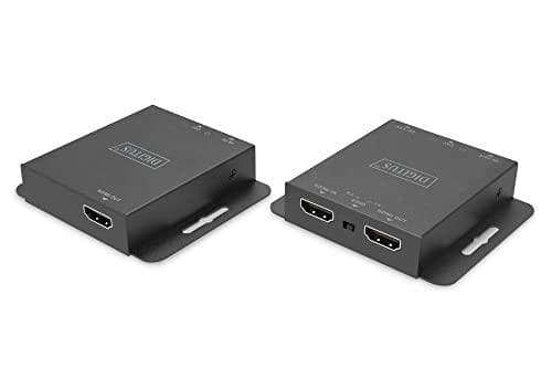 Digitus 4K HDMI Extender Set - 70 m - 3840 x 2160 pixlar - AV-sändare & mottagare - 70 m - Kabelansluten - Svart - HDCP (DS-55519)