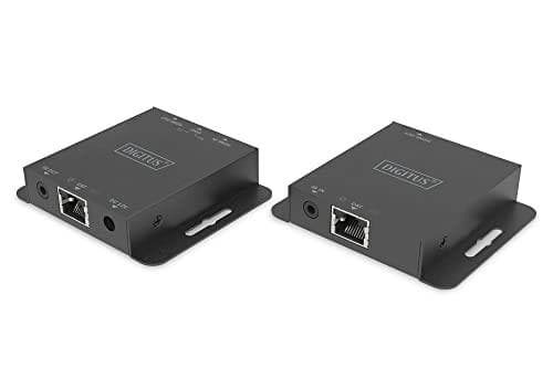 Digitus 4K HDMI Extender Set - 70 m - 3840 x 2160 pixlar - AV-sändare & mottagare - 70 m - Kabelansluten - Svart - HDCP (DS-55519)