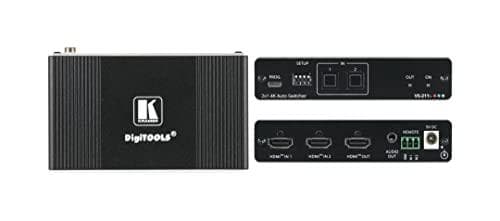 Kramer DigiTOOLS VS-211X - Video/Audio Switch - 2 x HDMI - Desktop