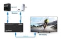 Miniatyrbillede 8 af 8: Manhattan 207942 - HDMI - metal - sort - 60 Hz - 480p - 576i - 720p - 1080i - 1080p - 1440p - 48 Gbit/s (207942)