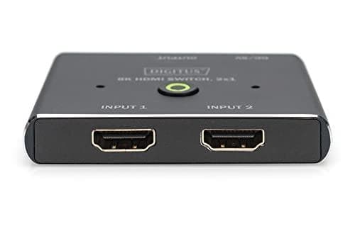 DIGITUS - Video/Audio Switch - 8K - 2 x HDMI - Desktop