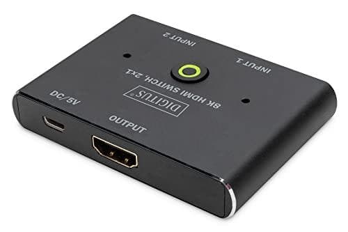 DIGITUS - Video/Audio Switch - 8K - 2 x HDMI - Desktop