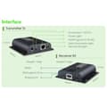Pikkukuva 9 / 9: TECHLY HDBitT HDMI Extender setin lähetin ja vastaanotin IP:n kautta verkkokaapelin Cat5/5e/6 kautta jopa 80-120m lähetyspituuteen (IDATA-EXTIP-383V4)