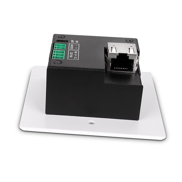 Lindy 70m Cat.6 HDMI 4K60, IR & RS-232 HDBaseT EU Wall Plate Extender, Transmitter Förlänger HDMI-signaler via HDBaseT till avstånd upp till 70 m (383