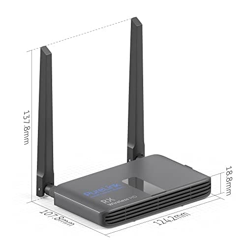 PureLink® Wireless HDMI-set, trådlös HDMI-överföring, Full HD, 1080p, okomprimerad överföring på ett avstånd av upp till 30 meter, set bestående av sä