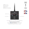 Miniatyrbillede 6 af 6: Club3D CSV-1384 HDMI™ 2-i-1 tovejskontakt til 8K60Hz eller 4K120Hz