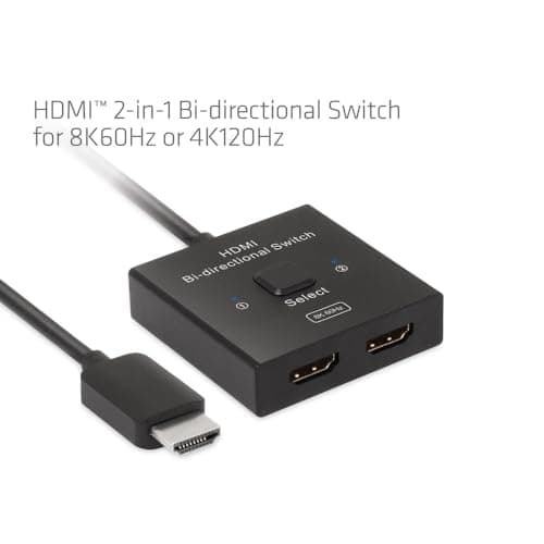 Club3D CSV-1384 HDMI™ 2-i-1 tovejskontakt til 8K60Hz eller 4K120Hz
