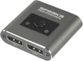 Miniatyrbillede 1 af 3: SpeaKa Professional SP-BDS-250 2 Port DisplayPort Switch UHD 8K @ 60 Hz, UHD 4K @ 120 Hz