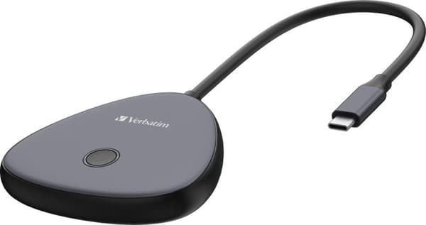 Verbatim 32147 Dela min skärm USB-C trådlös bildskärmsadapter 4K