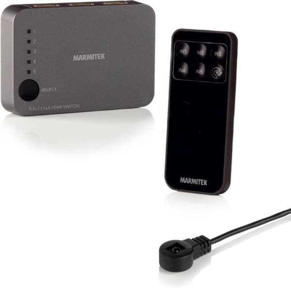 Marmitek Connect 350 UHD 2.0 - HDMI - 2.0b - Svart - 2160p - 18 Gbit/s - 600 MHz (8367)