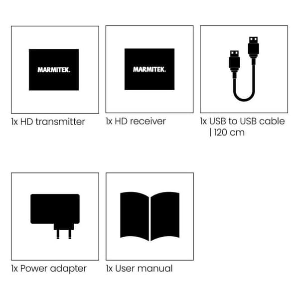 Marmitek MegaView HDMI Extender Svart