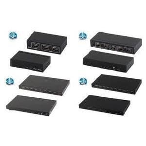 shiverpeaks® professionel HDMI-splitter, 1 x IN 2 x Out med strømforsyning, 4K2K, 3D, VER1.4