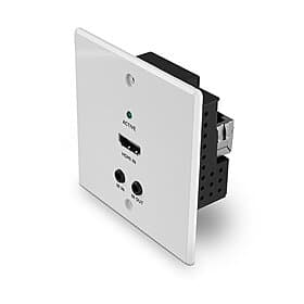 Lindy 70m Cat.6 HDMI 4K60, IR & RS-232 HDBaseT EU Wall Plate Extender, Transmitter Udvider HDMI-signaler via HDBaseT til afstande op til 70 m (38348)