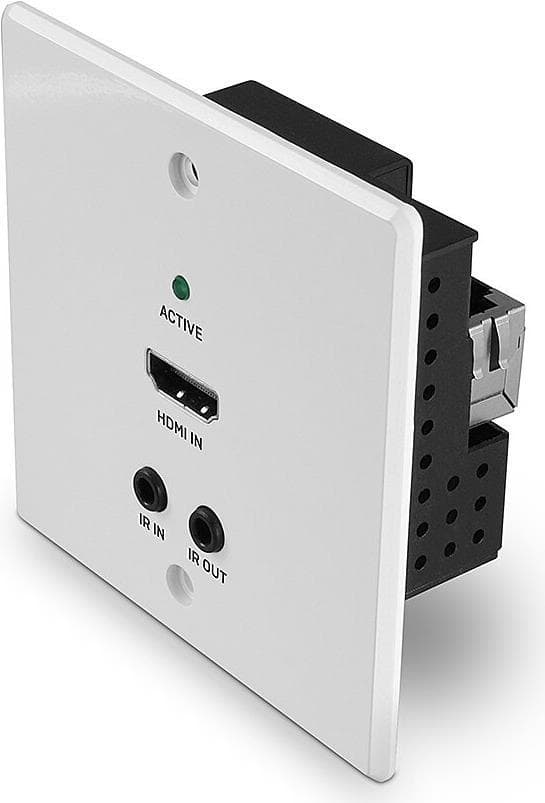 Lindy 70m Cat.6 HDMI 4K60, IR & RS-232 HDBaseT UK Wall Plate Extender, Transmitter Förlänger HDMI-signaler via HDBaseT till avstånd upp till 70m (3834