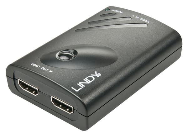 Lindy 38409 gränssnittshubb DisplayPort Svart