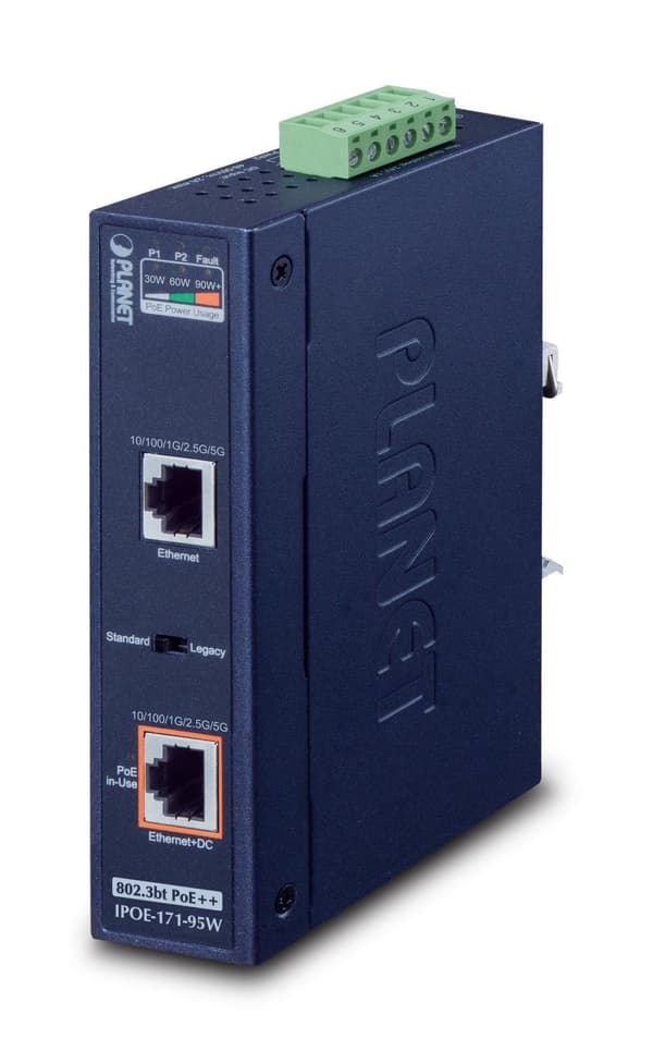 Planet IP30, Industriell enports, IPOE-171-95W Blå