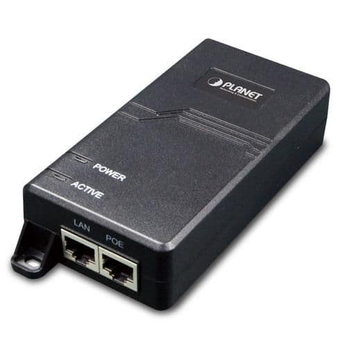 Planet Enkelport 10/100/1000 Mbps, POE-172 Svart
