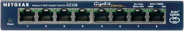 Netgear 1000T 8P, skrivbord EU, GS108GE