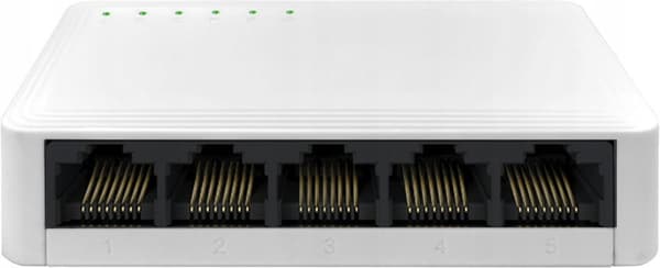 eSTUFF 5-portars Gigabit Nano-switch, GLB236050 Vit