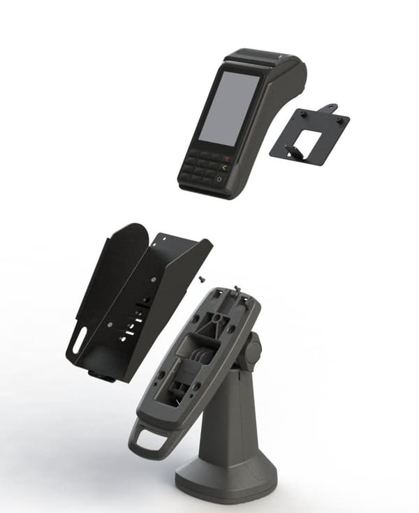 Havis FlexiPole -metallinen kiinnityslevy Verifone V240M -maksupäätteelle, CST00182