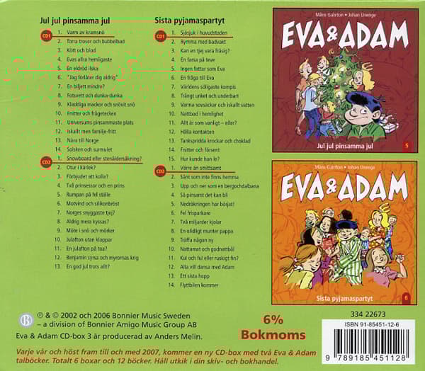 Eva & Adam: Box 3 (Ljudbok)