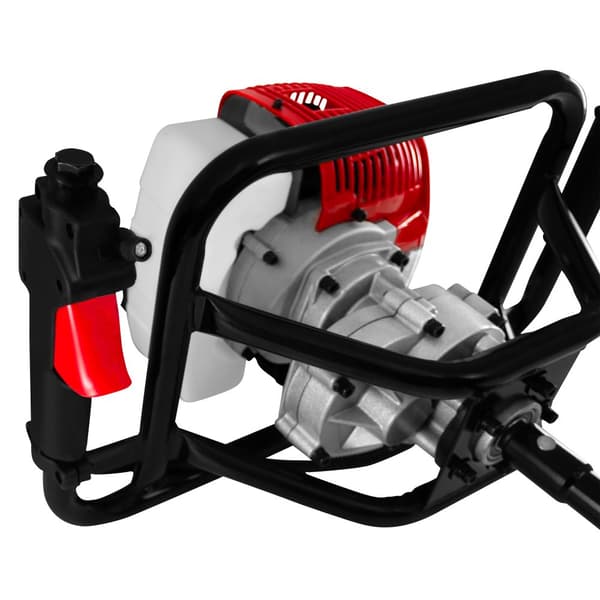 Jordboring Hulfremstilling Hul Hegnsstolpe Bore Jord Is 52cc Benzin Spiral 3 Tilbehør 4 6 8 Inch 3HP 9000rpm 2 Stroke 1,2L Isbor Sikkerhedsudstyr
