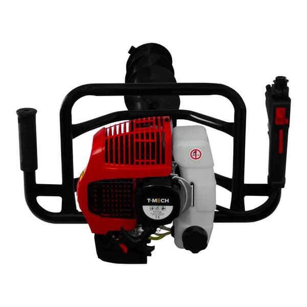 Jordboring Hulfremstilling Hul Hegnsstolpe Bore Jord Is 52cc Benzin Spiral 3 Tilbehør 4 6 8 Inch 3HP 9000rpm 2 Stroke 1,2L Isbor Sikkerhedsudstyr