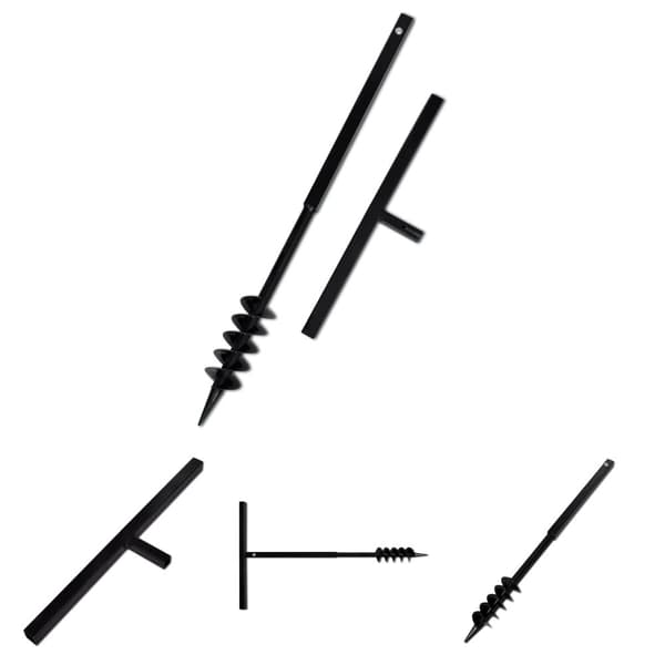 Jordborr Auger Dubbelspiral 80 mm - Navare