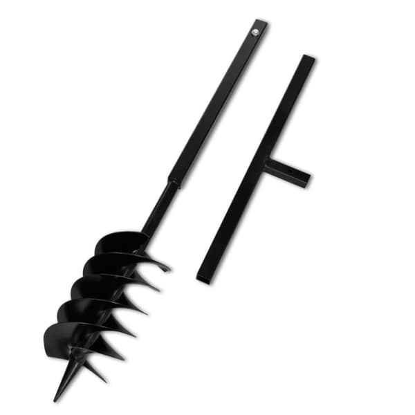 Maapora Kahvalla Kaira Bitti 150 mm Kolme Spiraalia Teräs Musta -  Kairat