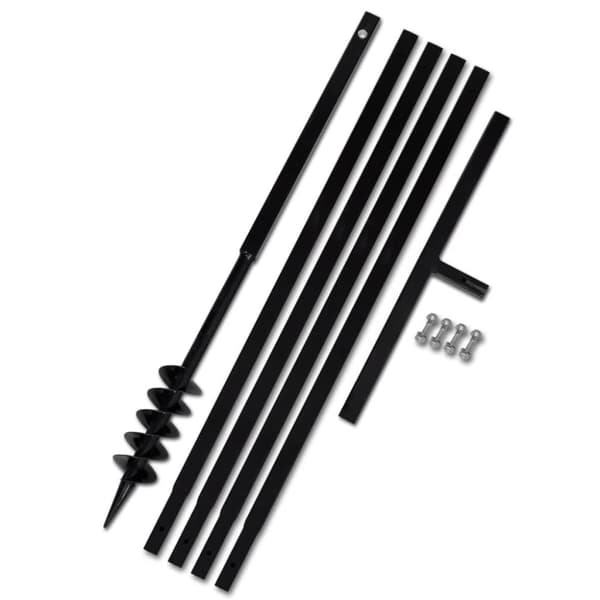 Maapora Kahvalla 80 mm ja Jatkeella 5 m Teräs -  - Home & Living