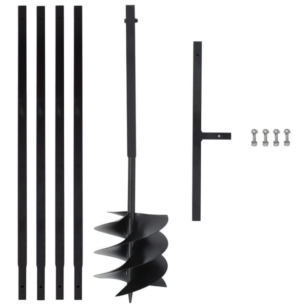 Maapora kahvalla 250 mm ja jatkeella 4 m teräs - Maapora - Maaporat - Home & Living