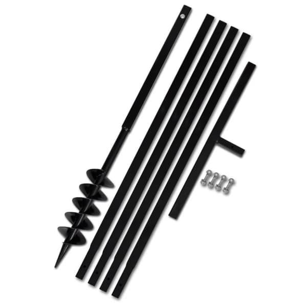 Maapora Kahvalla 100 mm ja Jatkeella 5 m Teräs -  - Home & Living