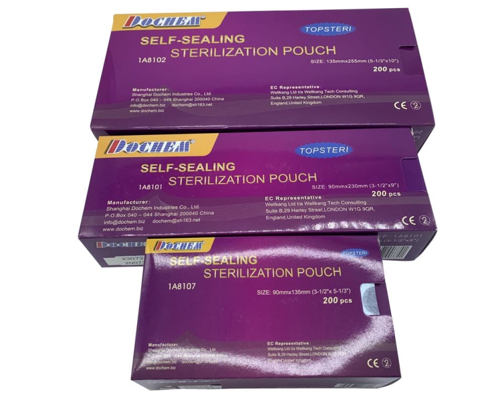 Autoklavpåse autoclave self sealing bag 70*230MM 400 st