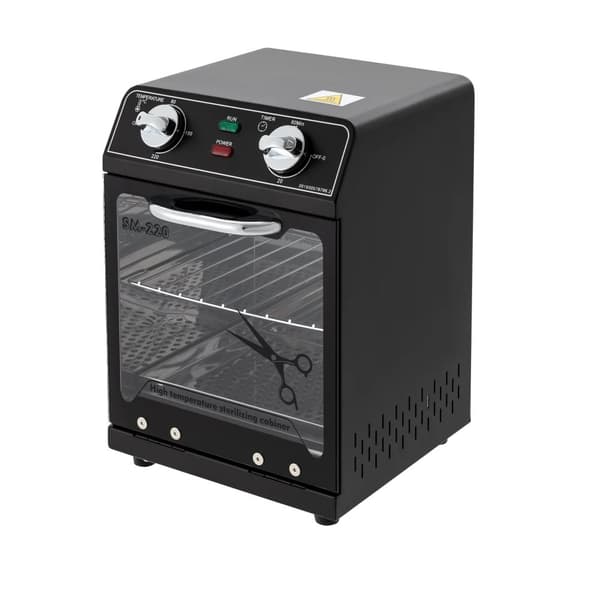 Korkean lämpötilan sterilointilaite, 600W teho, 220°C maksimi lämpötila, 8.45qt kapasiteetti,musta
