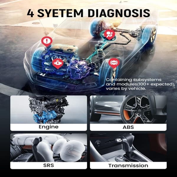 THINKCAR Thinkscan Plus S6 S5 OBD2 skannerimoottori ABS SRS TCM Järjestelmän diagnoosi Koodinlukija Diagnostinen skannaustyökalu Autoskanneri