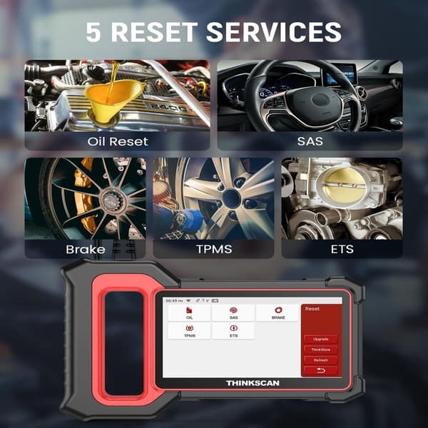 THINKCAR Thinkscan Plus S6 S5 OBD2 skannerimoottori ABS SRS TCM Järjestelmän diagnoosi Koodinlukija Diagnostinen skannaustyökalu Autoskanneri