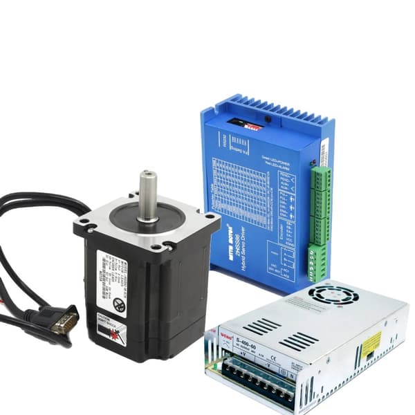 Nema34 Lukket Sløjfe Servomotor, 4.5N.m Moment, HSS86 Driver,Med strømforsyning