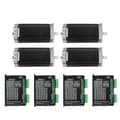 Miniatyrbillede 2 af 2: CNC Stepper Motor Kit, 425 Oz-in Holdet Moment, Hybrid Stepper Teknologi,4-aksers sæt