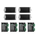 Miniatyrbillede 1 af 2: CNC Stepper Motor Kit, 425 Oz-in Holdet Moment, Hybrid Stepper Teknologi,4-aksers sæt