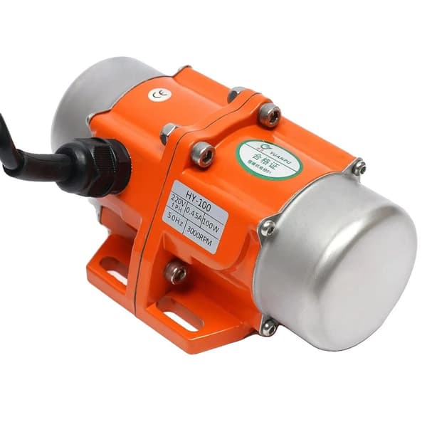 Vibratormotor, 3000 RPM, Justerbar excitationskraft,Appelsin
