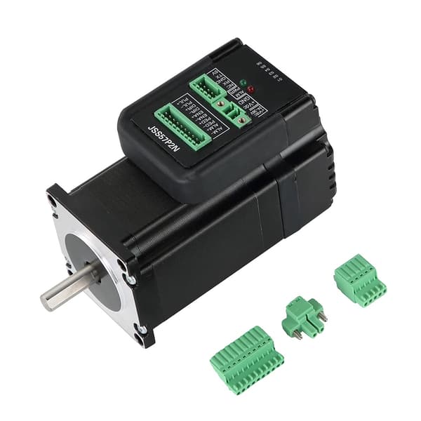 JSS57P2N Servomotor, Lukket Sløjfe Kontrol, Justerbare Underopdelinger, Spændingsområde DC 24-48V