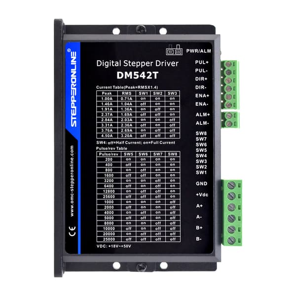 Stepper Motor CNC Router Kit, 3Nm Holdet Moment, 4.2A Strøm pr. Fase,10 mm