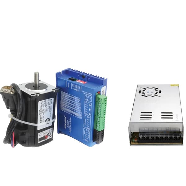 Nema23 Lukket Sløjfe Servo Motor, 2N.m Holdende Moment, HSS57 Servo Driver,Med strømforsyning