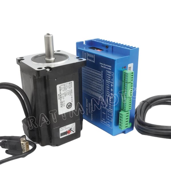 Lukket Sløjfe Servo Motor Kit, 8N.m Holdende Moment, 6A Strøm,8N sæt