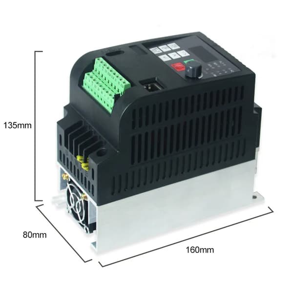 VFD Inverter, Enfase 220V Indgang, Åben Sløjfe Vektorkontrol,Enkelt 2,2 kW 3 HK