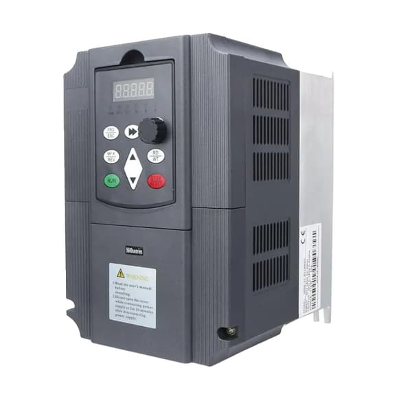 VFD Frekvensomformer, 0-600Hz Udgange, Åben Sløjfe Vektorkontrol,7,5 kW 10 HK, Tre fase 380V, Enkeltfase 220V