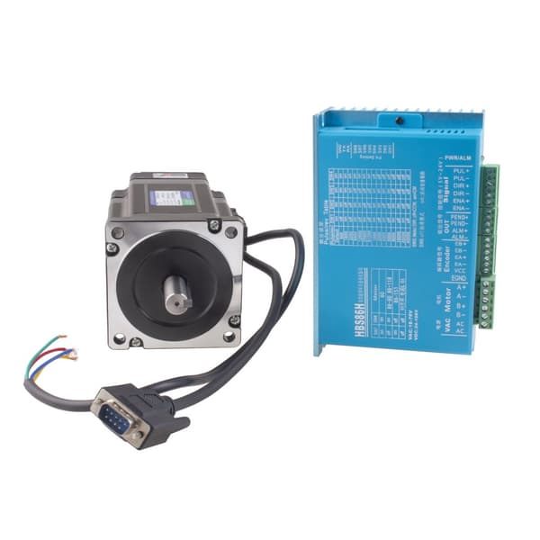 Nema 34 Stegmotor Kit, 12N.m Hållmoment, 6A Ström per Fas, Hybridservodrivare