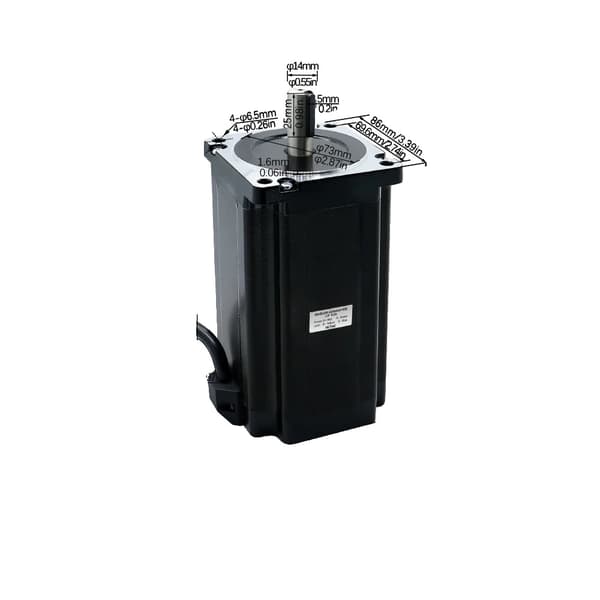 Nema34 Stepper Motor, 12Nm Holdet Moment, 48-60V DC Indgang,12Nm 1714ozin Sæt