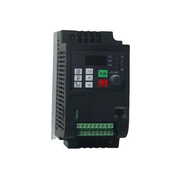 VFD AC Frekvensomformer, Udgangeffektområde: 0,75KW-11KW, Nominel strøm: 2,5A-25A,0.75KW, 3 fase 380V, 1 fase 220V